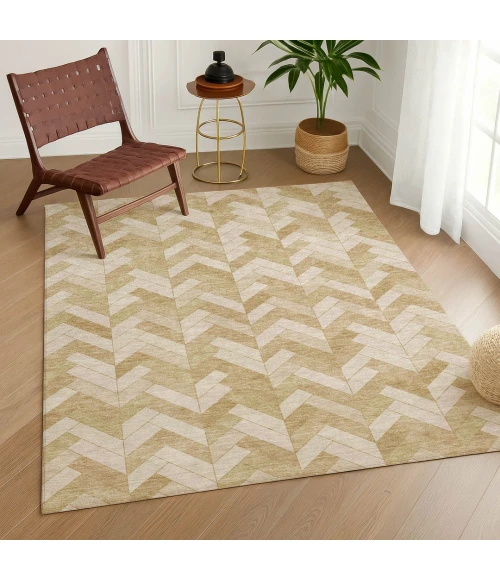 Addison Rugs Chantille Gold ACN2297 5ft. x 7ft.6in. Rect. Rug