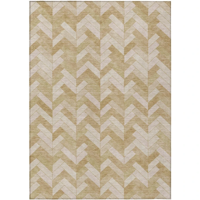 Addison Rugs Chantille Gold ACN2297 5ft. x 7ft.6in. Rect. Rug