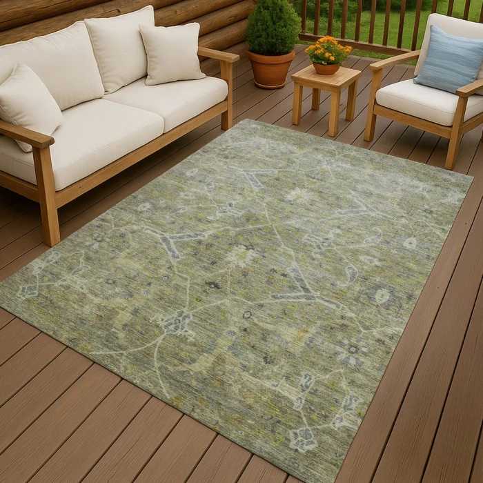 Addison Rugs Chantille Green ACN2298 8ft. x 10ft. Rect. Rug