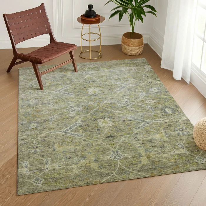 Addison Rugs Chantille Green ACN2298 8ft. x 10ft. Rect. Rug