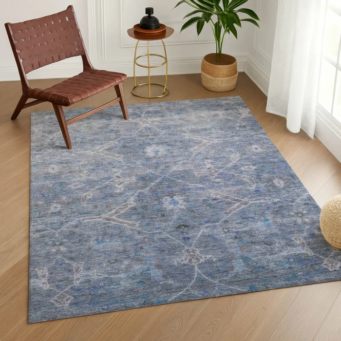 Addison Rugs Chantille Blue ACN2298 8ft. x 10ft. Rect. Rug