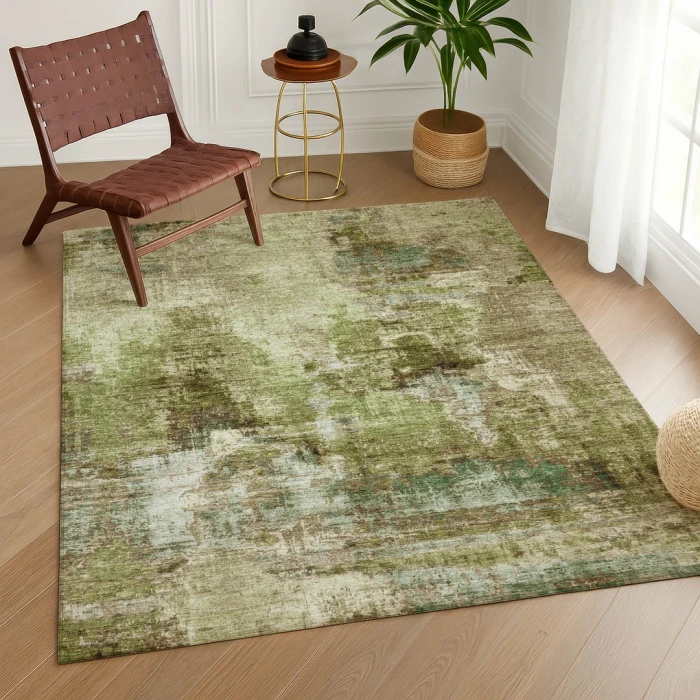 Addison Rugs Chantille Green ACN2300 9ft. x 12ft. Rect. Rug