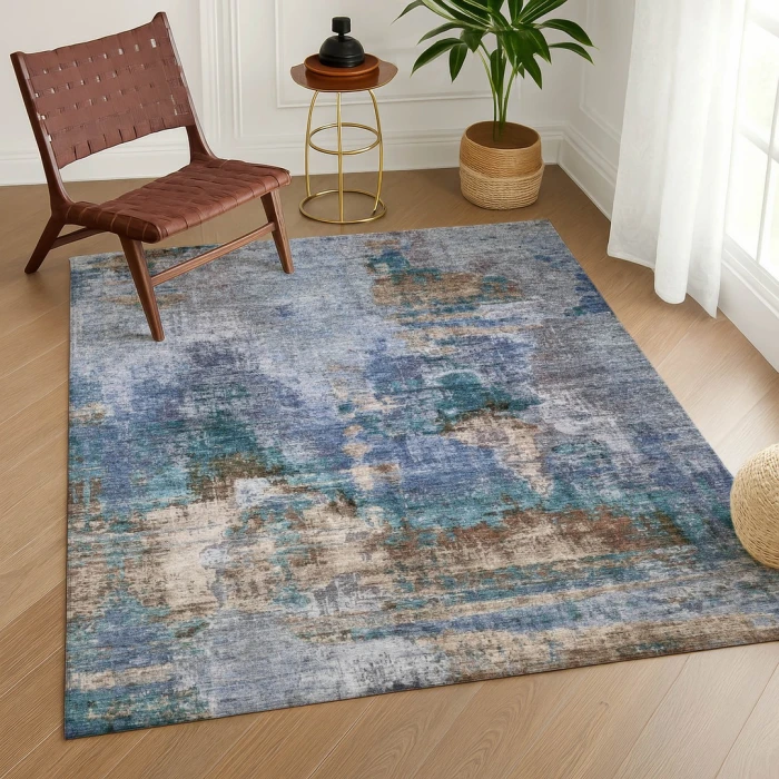 Addison Rugs Chantille Blue ACN2300 5ft. x 7ft.6in. Rect. Rug