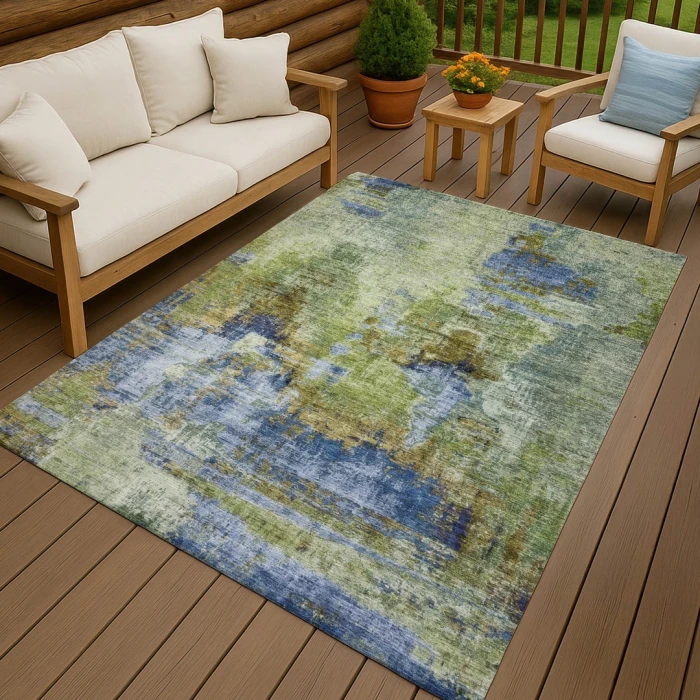 Addison Rugs Chantille Green ACN2300 8ft. x 10ft. Rect. Rug