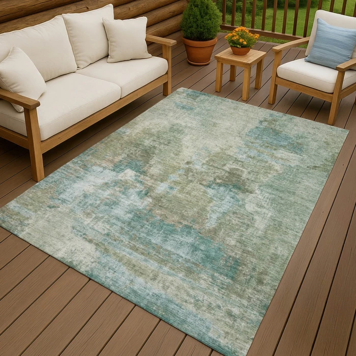 Addison Rugs Chantille Green ACN2300 5ft. x 7ft.6in. Rect. Rug