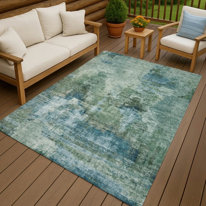 Addison Rugs Chantille Teal ACN2300 8ft. x 10ft. Rect. Rug