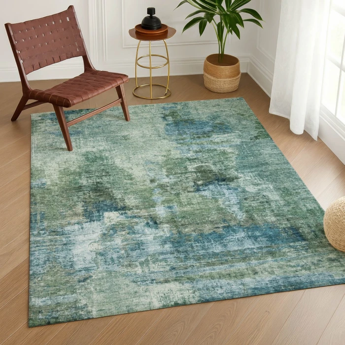 Addison Rugs Chantille Teal ACN2300 8ft. x 10ft. Rect. Rug