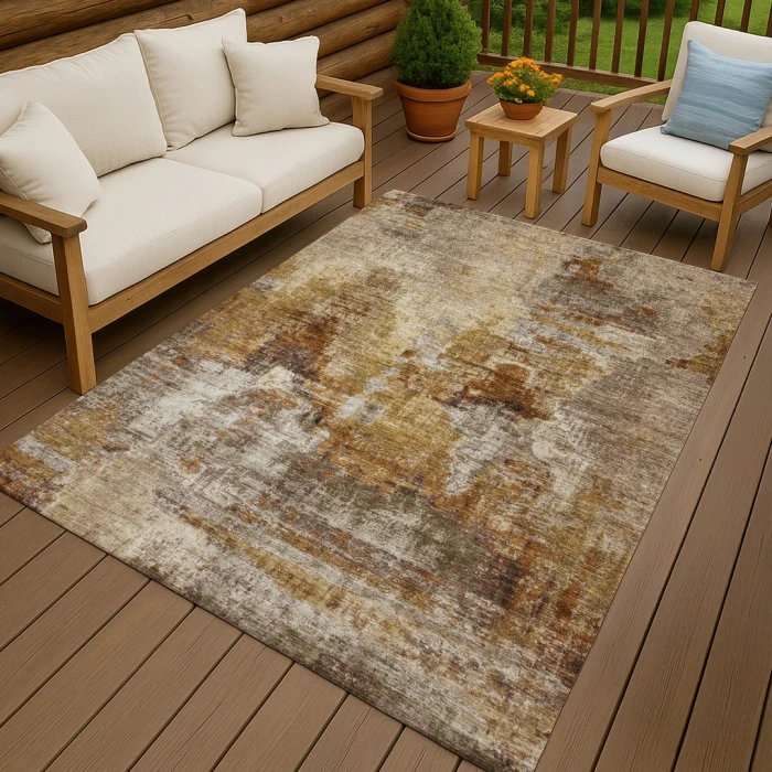 Addison Rugs Chantille Gold ACN2300 8ft. x 10ft. Rect. Rug