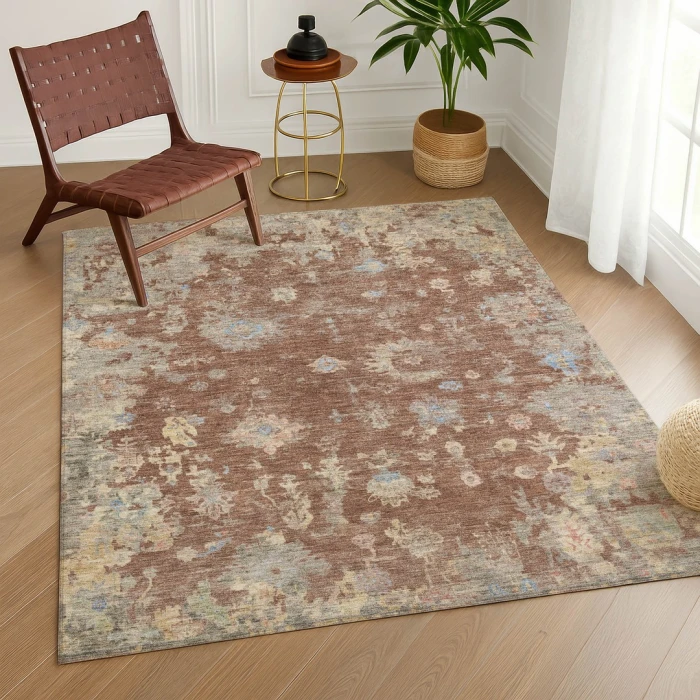 Addison Rugs Chantille Orange ACN2302 9ft. x 12ft. Rect. Rug