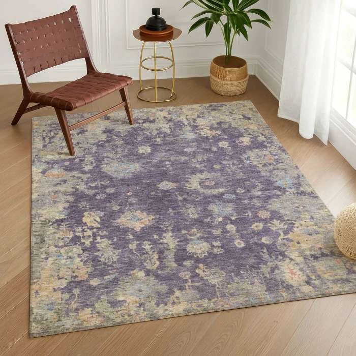 Addison Rugs Chantille Purple ACN2302 9ft. x 12ft. Rect. Rug