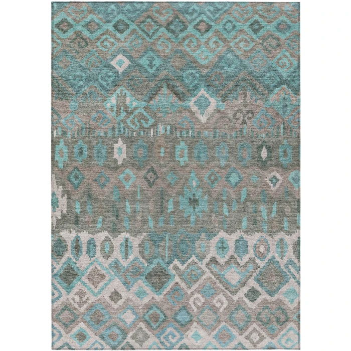 Addison Rugs Chantille Teal ACN2304 9ft. x 12ft. Rect. Rug