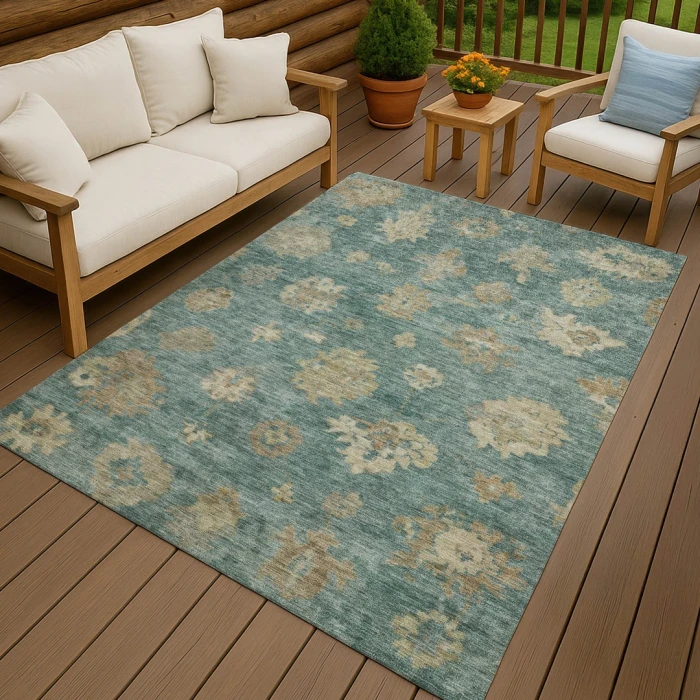Addison Rugs Chantille Green ACN2305 5ft. x 7ft.6in. Rect. Rug