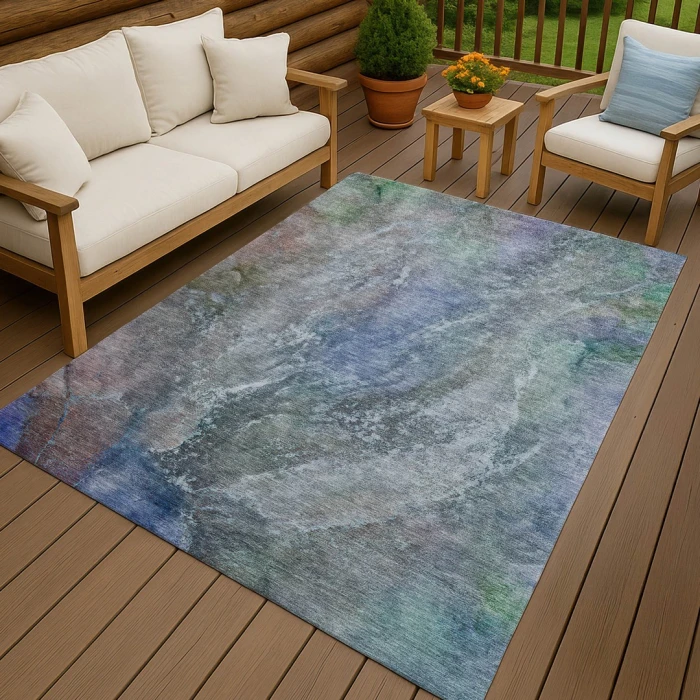 Addison Rugs Chantille Blue ACN2307 5ft. x 7ft.6in. Rect. Rug
