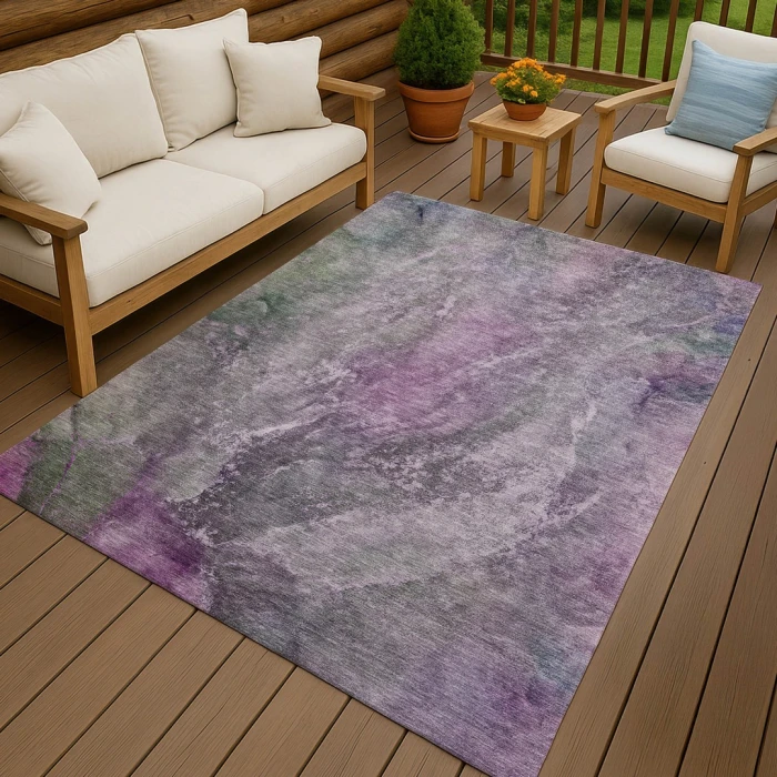Addison Rugs Chantille Purple ACN2307 9ft. x 12ft. Rect. Rug