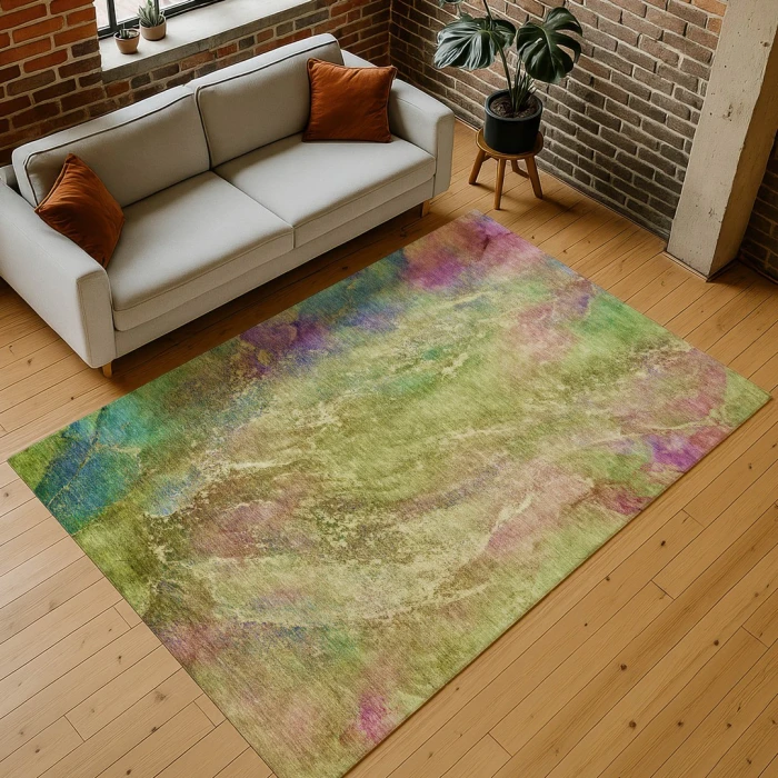 Addison Rugs Chantille Green ACN2308 9ft. x 12ft. Rect. Rug