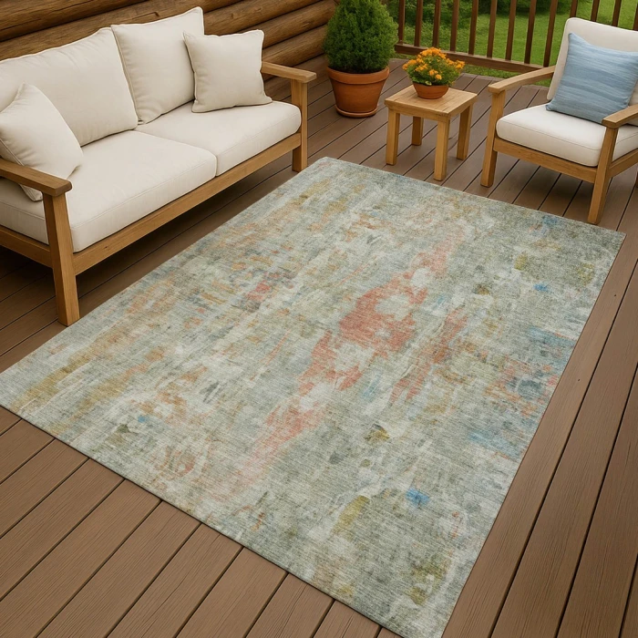 Addison Rugs Chantille Green ACN2310 5ft. x 7ft.6in. Rect. Rug