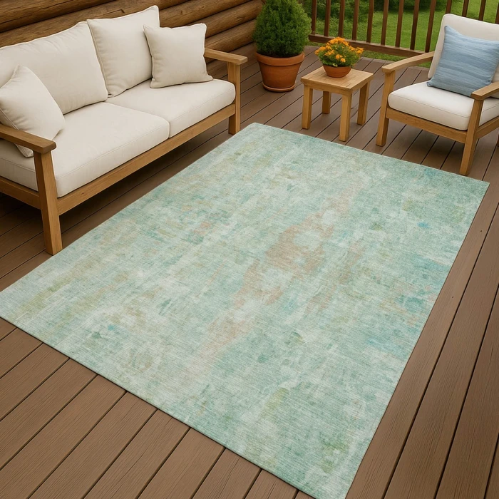 Addison Rugs Chantille Teal ACN2310 9ft. x 12ft. Rect. Rug