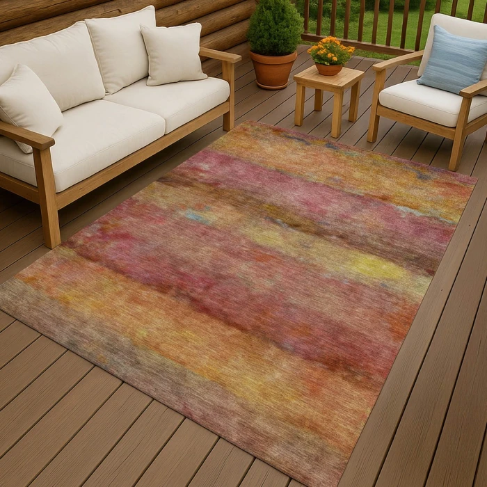 Addison Rugs Chantille Orange ACN2311 9ft. x 12ft. Rect. Rug