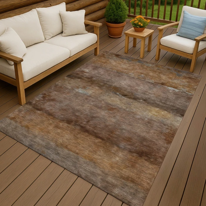 Addison Rugs Chantille Orange ACN2311 9ft. x 12ft. Rect. Rug