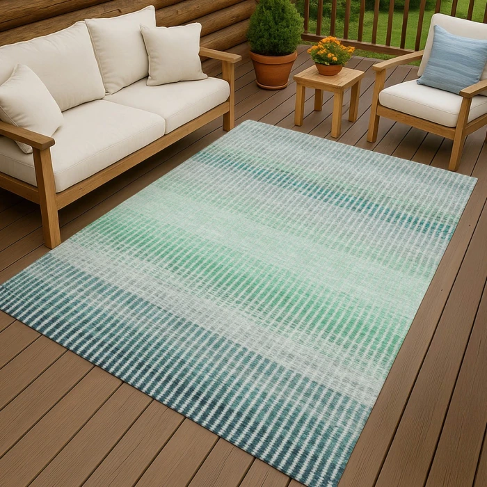 Addison Rugs Chantille Teal ACN2313 9ft. x 12ft. Rect. Rug