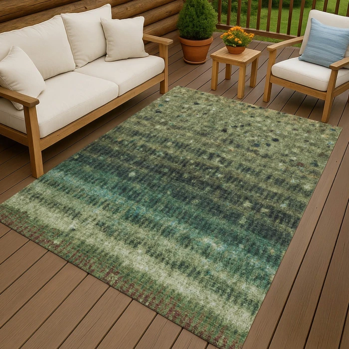 Addison Rugs Chantille Green ACN2316 5ft. x 7ft.6in. Rect. Rug