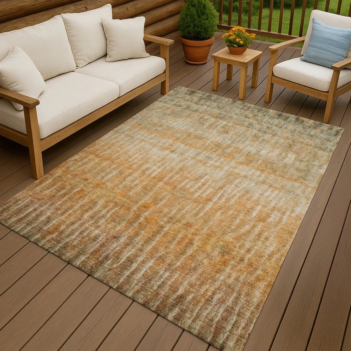 Addison Rugs Chantille Orange ACN2317 5ft. x 7ft.6in. Rect. Rug