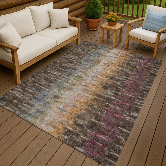 Addison Rugs Chantille Brown ACN2318 5ft. x 7ft.6in. Rect. Rug