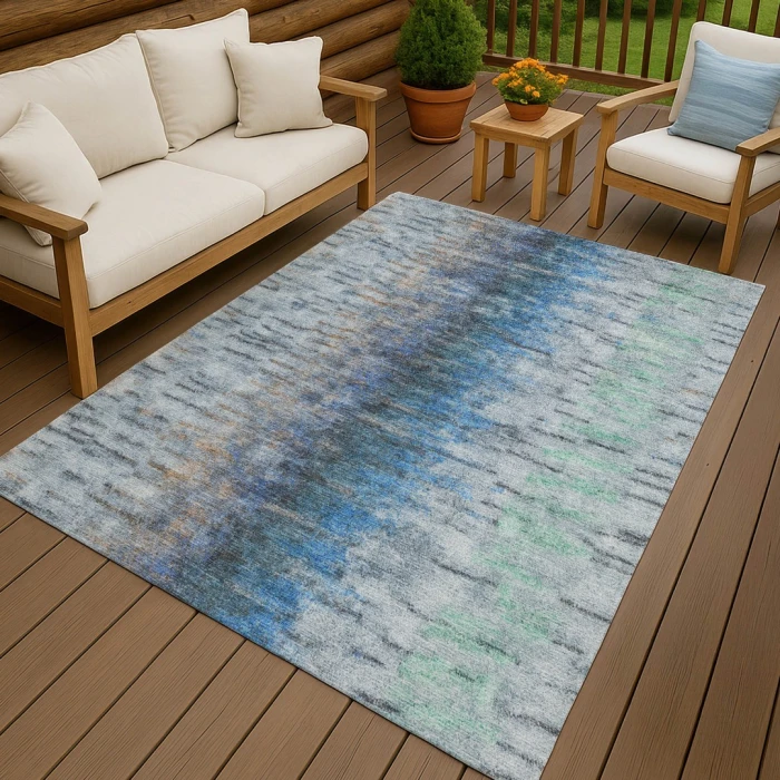 Addison Rugs Chantille Blue ACN2319 5ft. x 7ft.6in. Rect. Rug