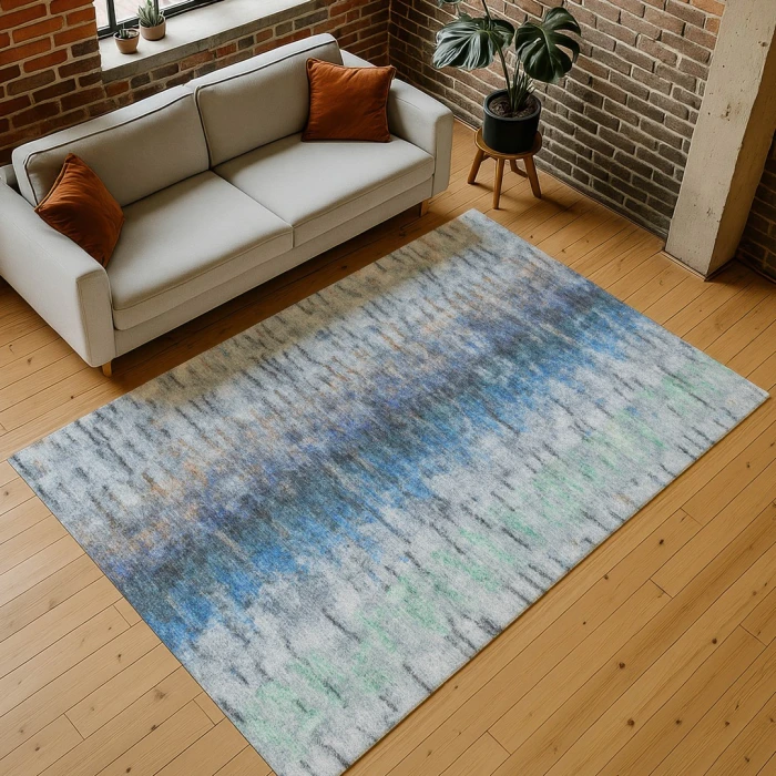 Addison Rugs Chantille Blue ACN2319 5ft. x 7ft.6in. Rect. Rug