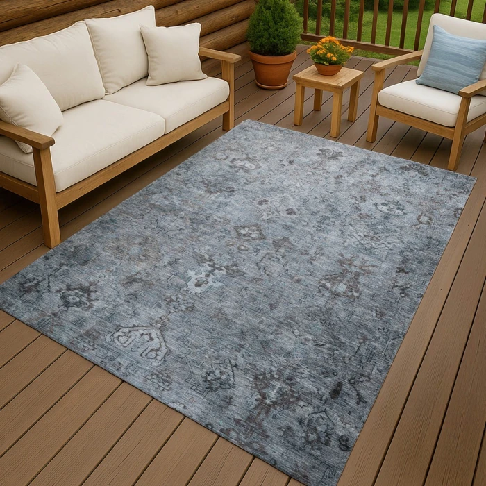 Addison Rugs Chantille Blue ACN2320 5ft. x 7ft.6in. Rect. Rug