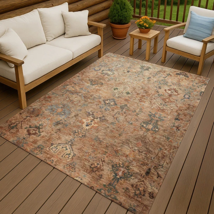 Addison Rugs Chantille Orange ACN2320 8ft. x 10ft. Rect. Rug
