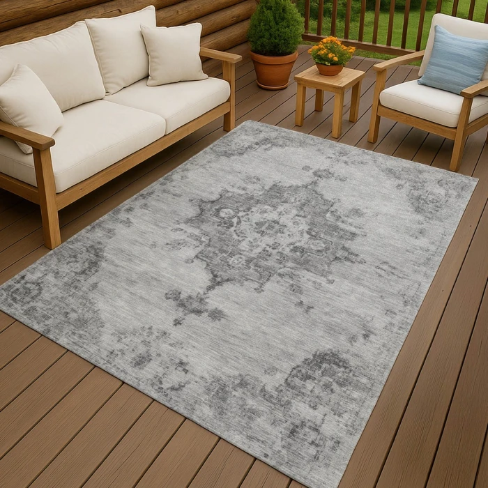 Addison Rugs Chantille Gray ACN2321 8ft. x 10ft. Rect. Rug