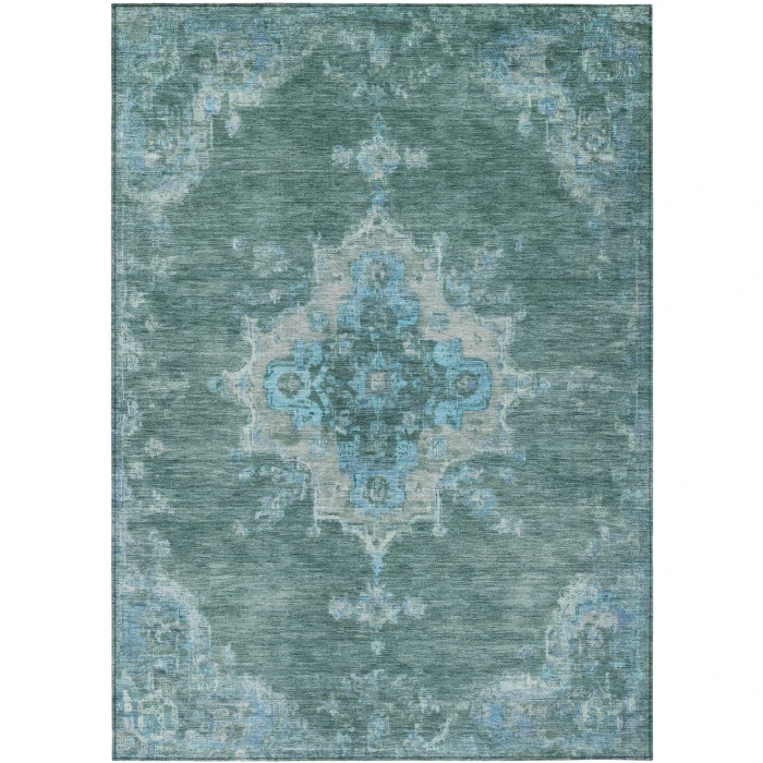 Addison Rugs Chantille Teal ACN2321 9ft. x 12ft. Rect. Rug