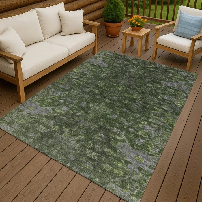 Addison Rugs Chantille Green ACN2322 8ft. x 10ft. Rect. Rug