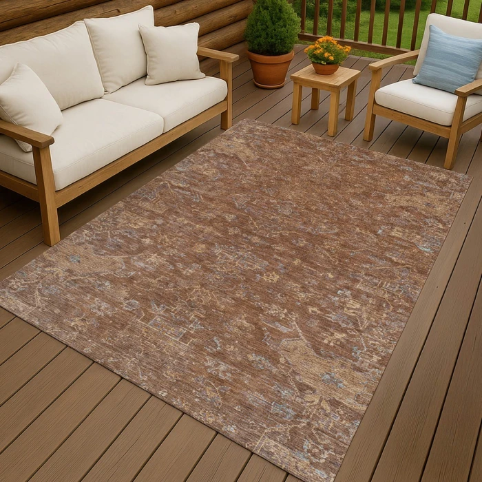 Addison Rugs Chantille Orange ACN2322 5ft. x 7ft.6in. Rect. Rug