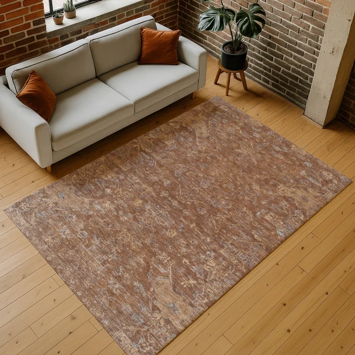Addison Rugs Chantille Orange ACN2322 5ft. x 7ft.6in. Rect. Rug