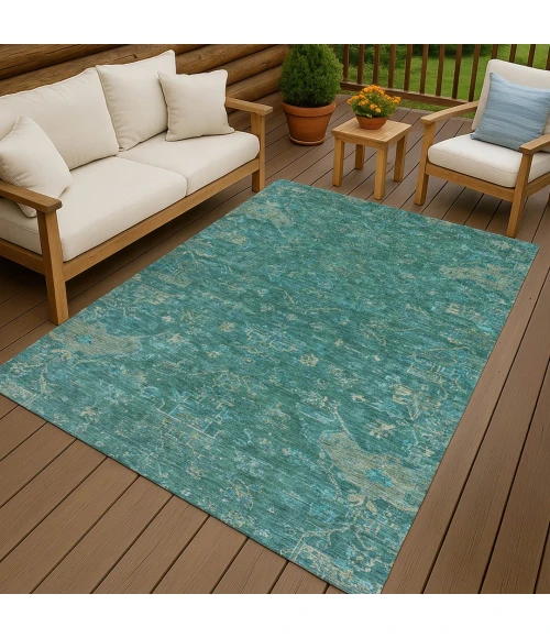 Addison Rugs Chantille Teal ACN2322 9ft. x 12ft. Rect. Rug