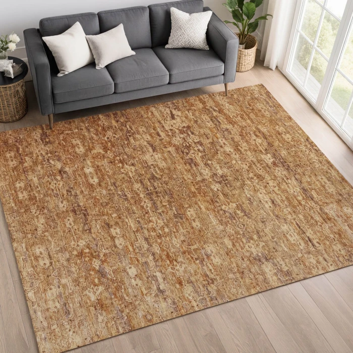 Addison Rugs Chantille Orange ACN2324 9ft. x 12ft. Rect. Rug