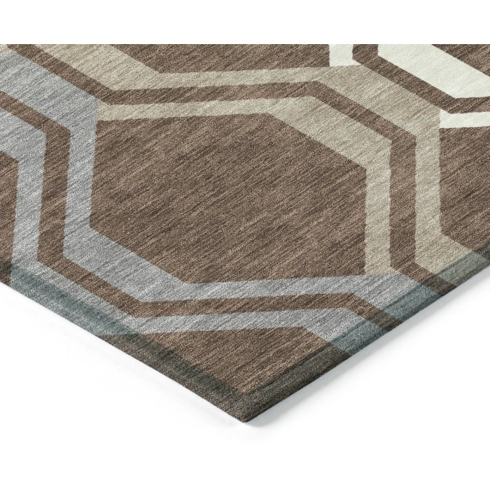 Addison Rugs Chantille Brown ACN2326 5ft. x 7ft.6in. Rect. Rug