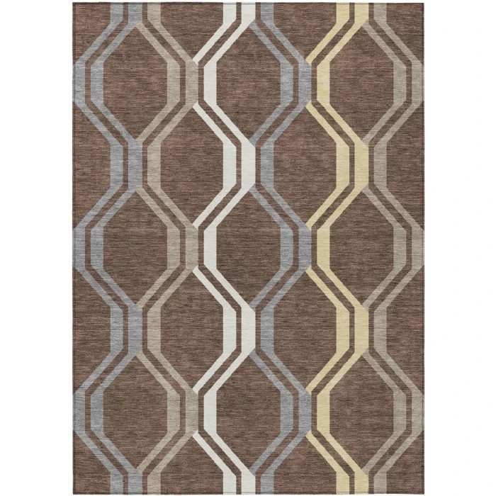 Addison Rugs Chantille Brown ACN2326 5ft. x 7ft.6in. Rect. Rug