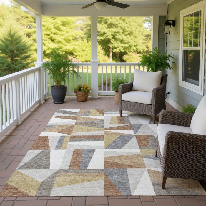 Addison Rugs Chantille Brown ACN2327 9ft. x 12ft. Rect. Rug