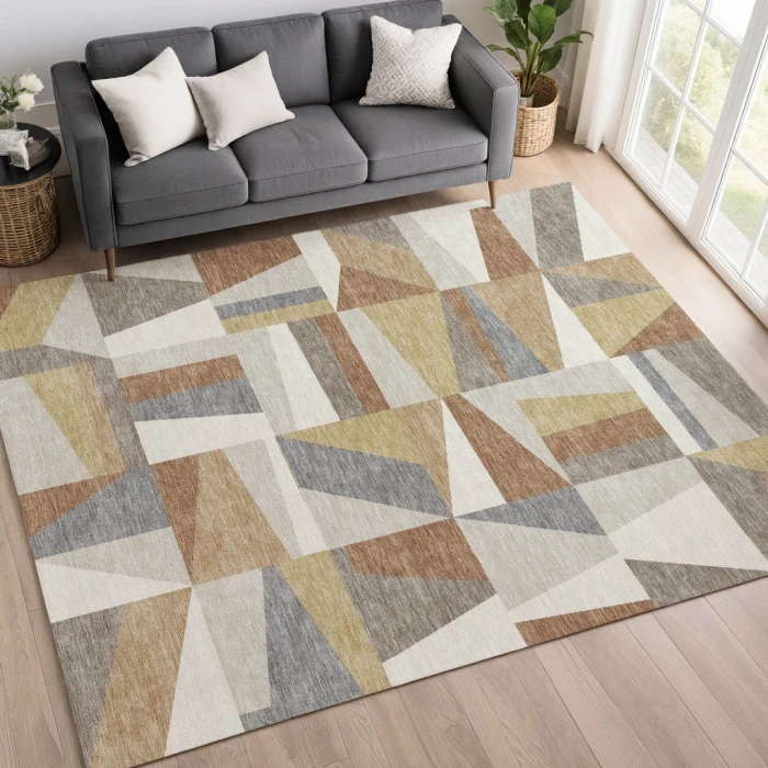 Addison Rugs Chantille Brown ACN2327 9ft. x 12ft. Rect. Rug