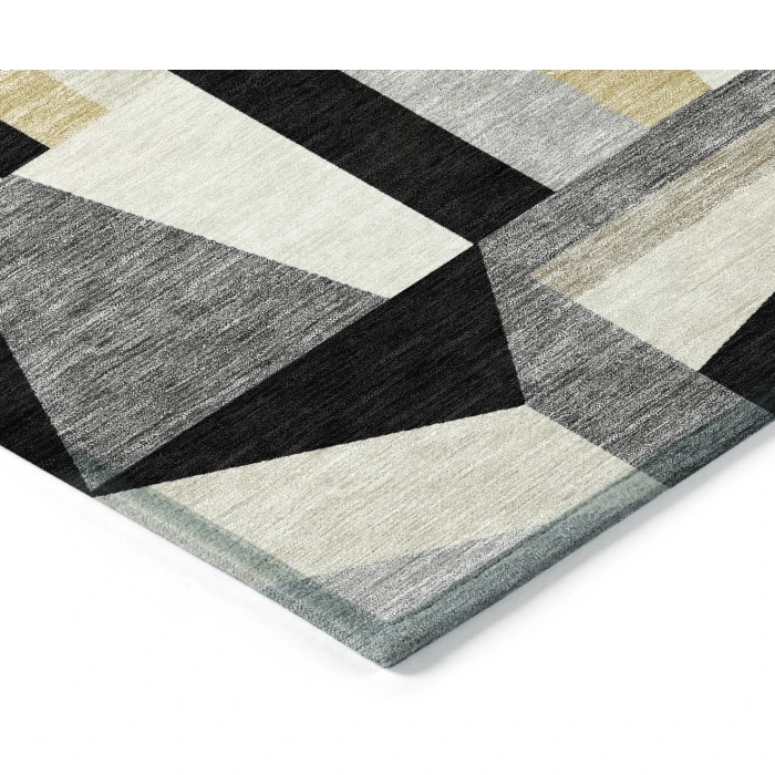 Addison Rugs Chantille Black ACN2327 9ft. x 12ft. Rect. Rug