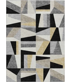 Addison Rugs Chantille Black ACN2327 9ft. x 12ft. Rect. Rug