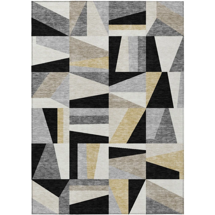 Addison Rugs Chantille Black ACN2327 9ft. x 12ft. Rect. Rug