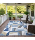 Addison Rugs Chantille Blue ACN2327 9ft. x 12ft. Rect. Rug