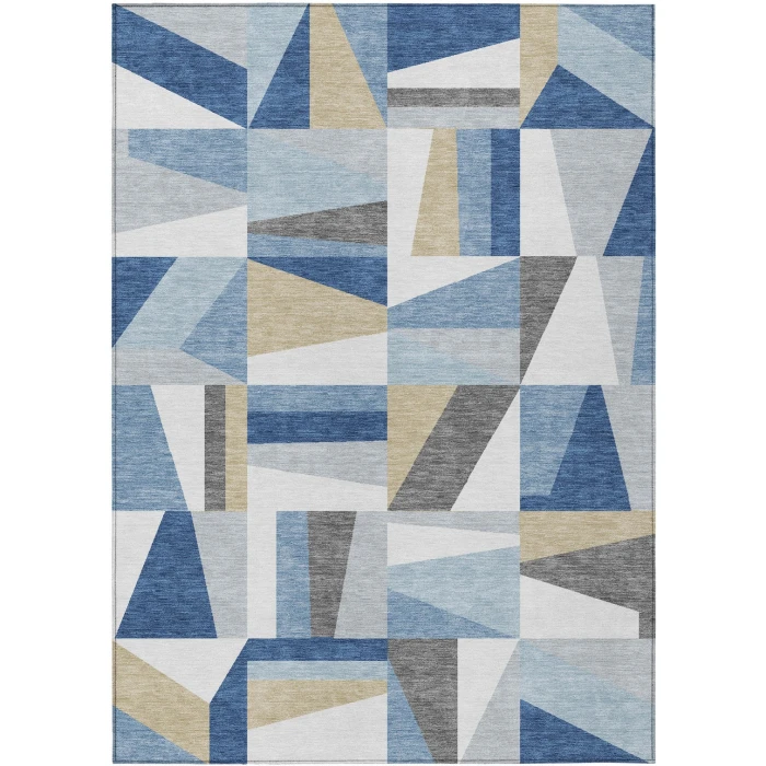 Addison Rugs Chantille Blue ACN2327 9ft. x 12ft. Rect. Rug