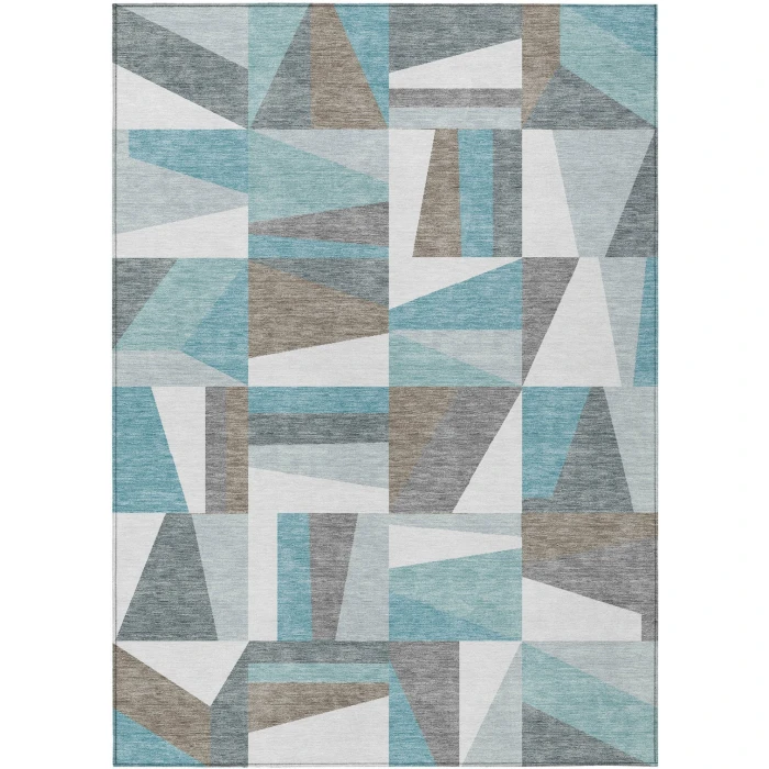 Addison Rugs Chantille Teal ACN2327 9ft. x 12ft. Rect. Rug