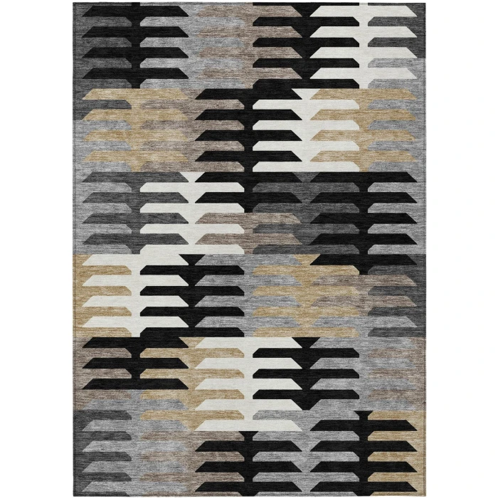 Addison Rugs Chantille Black ACN2328 8ft. x 10ft. Rect. Rug