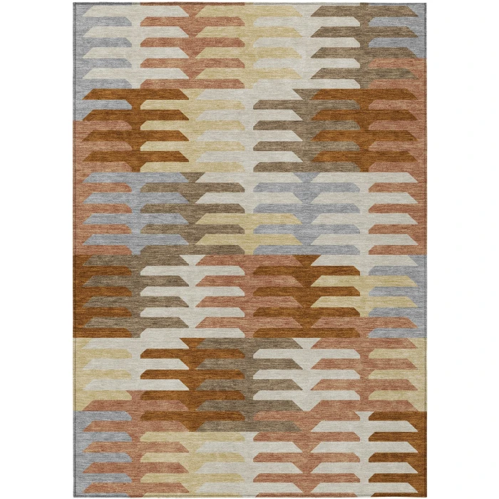 Addison Rugs Chantille Orange ACN2328 5ft. x 7ft.6in. Rect. Rug